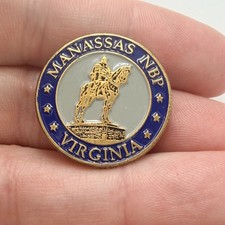 Manassas National Battlefield Park Lapel Pin Virginia Civil War Vintage NBP picture