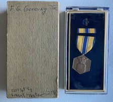 1964 Vietnam War Era Named USAF Commendation Medal for Military Merit With Case picture