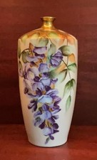 Vintage Porcelain Vase with Floral Design picture