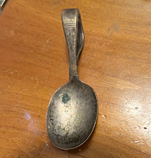 Silver bent Spoon Single Flatware Piece Roger’s Bros, 1 Piece picture