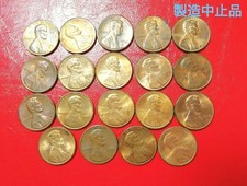 Vintage 1976 US Penny Coins 19 Pieces Collectible Old Currency Lot picture