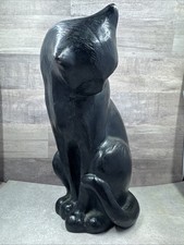 Vintage Austin Productions Cat Sculpture Feline Study Made in 1978 Heavy 6.9 lbs picture