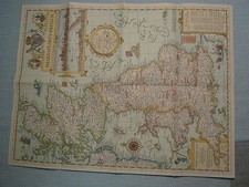 VINTAGE SHAKESPEARE'S BRITAIN WALL MAP National Geographic May 1964 picture
