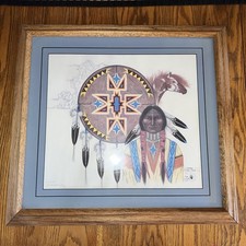 Vintage Original Northern Cheyenne Kenny Le Compte “Warriors Victory Shield” Art picture