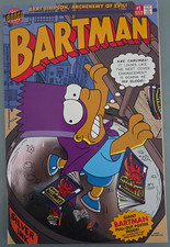 BARTMAN #1 (1993) BONGO COMICS BART SIMPSON PULL-OUT POSTER FOIL STAMP COVER picture