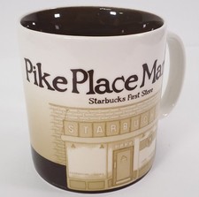 2011 Starbucks Global Icon Pike Place Market Coffee Mug Cup 16 fl oz First Store picture