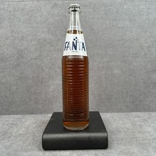 Vintage Fanta Soda Bottle Mexico Tamaño Super Grande 473ml Full Ribbed Glass picture