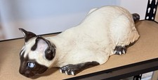 Vintage The Townsends Ceramic Siamese Cat figurine 22” #148 Marked Florida picture