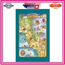 Kay Dee Designs Adventure Destinations California Tea Towel 18 x 28 1 Piece picture