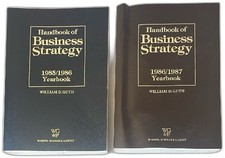 Handbook Of Business Strategy 1985 1986 1987 Yearbook William D Guth Warren Gorh picture