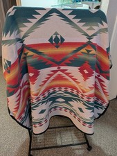 VTG Beacon Camp MCM Blanket Aztec Western Apx 88x64 Vintage, Fair picture