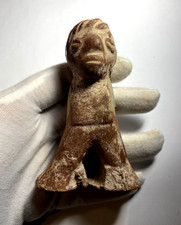 Pre-Columbian West Mexico Terracotta Standing Figure, Nayarit Style, 300 BC picture
