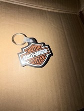 Harley Davidson Motorcycle Rubber Key Ring Keychain Lancaster HD Willow St, Pa picture