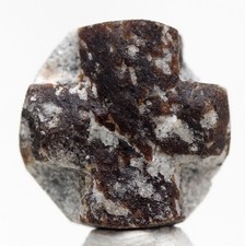 STAUROLITE Fairy Cross Crystal Mineral Display Specimen Natural Twin Cluster  picture