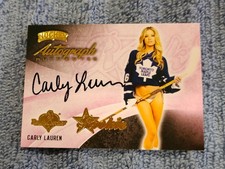 BW2) 2014 Benchwarmer Hockey Rookie / Carly Lauren Autograph #R73 picture
