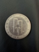 1984 Hughes Aviation Services $1 Gaming Token Keychain Las Vegas- Lucky picture