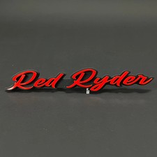 1PC Red Ryder 3D Acrylic Badge - Car Truck Emblem Fender Tailgate Trunk Sticker picture