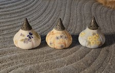 3 Antique Mt. Washington Art Glass Fig Shakers Rare 1800's picture