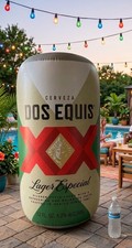 NEW Dos Equis XX Can Inflatable Man Cave Bar Blow Up Pool Party Decor 32”x 14” picture