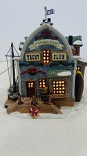 Lemax  Village Collectibles “Plymouth Yacht Club”  15592 Retired 2001 NEW  picture