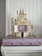 2005 IT'S A SMALL WORLD Music CLOCK Disney 50th Anniv. Mary Blair Collector picture