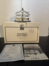 Norman Rockwell's Main Street Collection Rockwells Studio 82121 With COA picture