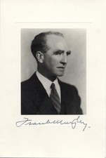 FRANK MURPHY - AUTOGRAPHED SIGNED PHOTOGRAPH picture