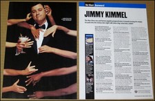 2003 Jimmy Kimmel 2-Page Q&A Magazine Article Photo Jimmy Kimmel Live ABC picture