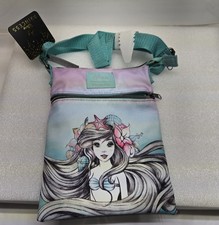 Loungefly Disney The Little Mermaid Ariel Watercolor Passport Crossbody Bag picture