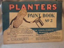 Planters Paint Book #2 1929 Peanut Mr. Peanut Vintage picture