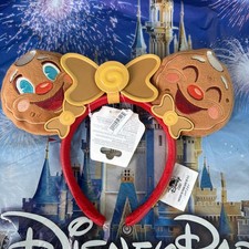 NEW Disney Gingerbread Jollywood Nights Ears Headband Ollie Minnie Mouse 2025 picture