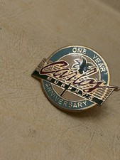vintage pinback one year CARLOS Murphy's  anniversary pinback picture