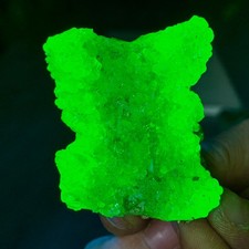 37G Natural hyalite opal quartz  crystal fluorescent specimen /Namibia picture