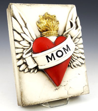Sid Dickens Memory Block Tile SP-04 MOM MOTHER LOVE HEART & WINGS RETIRED picture