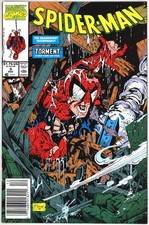 Spider-Man 5 NM- 9.2 Hi Grade Lizard Todd McFarlane Marvel Copper Newsstand BIN picture