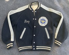 Unisport reversible varsity jacket 1950s 1615th Support Squadron Tripoli Africa picture