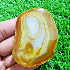 Wonderful AAA+ Slice Agate Druzy 210ct Geode Slab Polished Gemstone for Jewelry picture