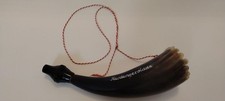 Vintage Hardangervidda Norway Cow Horn Blowing Signal Horn Souvenir picture