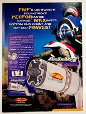 FMF Racing Vintage Magazine Ad 1996 Motocross Dirt Bike Exhaust PerforMax picture