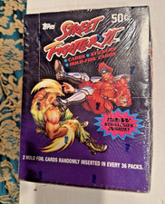 (1) sealed box 1993 Topps Street Fighter II trading card SEALED BOX RARE BOX picture