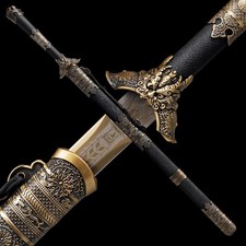 Battle Ready 剑 JIan Chinese WuSHU Sword Dao High Manganese Steel Blade Sharp picture