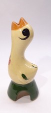 Vintage 1993 Alpine Pottery Roseville Ohio Pie Bird Vent with painted Apple picture