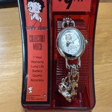 VIntage 2001 Betty Boop Woman’s Watch - Brand New with Pudgy small dog charm picture