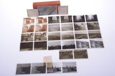 ✅ ANTIQUE QUALITY STEREO GLASS PLATE IMAGE 6X13CM c.1910 ALGIERS CARTHAGE TIMGAD picture