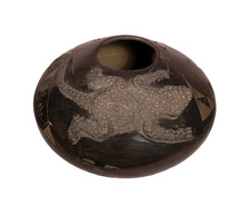 Maria Luisa Talavera (b. 20th century) Mata Ortiz Blackware Pottery Vase picture