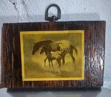 Rare Vintage Art Plaque