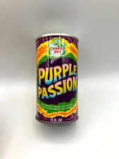 GORGEOUS 12oz *PURPLE PASSION* (C. Dry LOGO) SS 60's Tab Soda Can Canada Dry NY picture