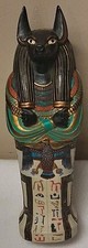 Vintage 2000 Veronese Anubis  Sarcophagus Coffin Mummy Set Summit Collection  picture