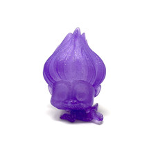 Funko Mystery Minis Good Luck Trolls Purple Glitter Laying Down B&N Exclusive picture