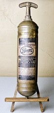 Brass Pyrene Heavy Vehicle Fire Extinguisher Pump Empty Vintage Art Deco Heavy picture